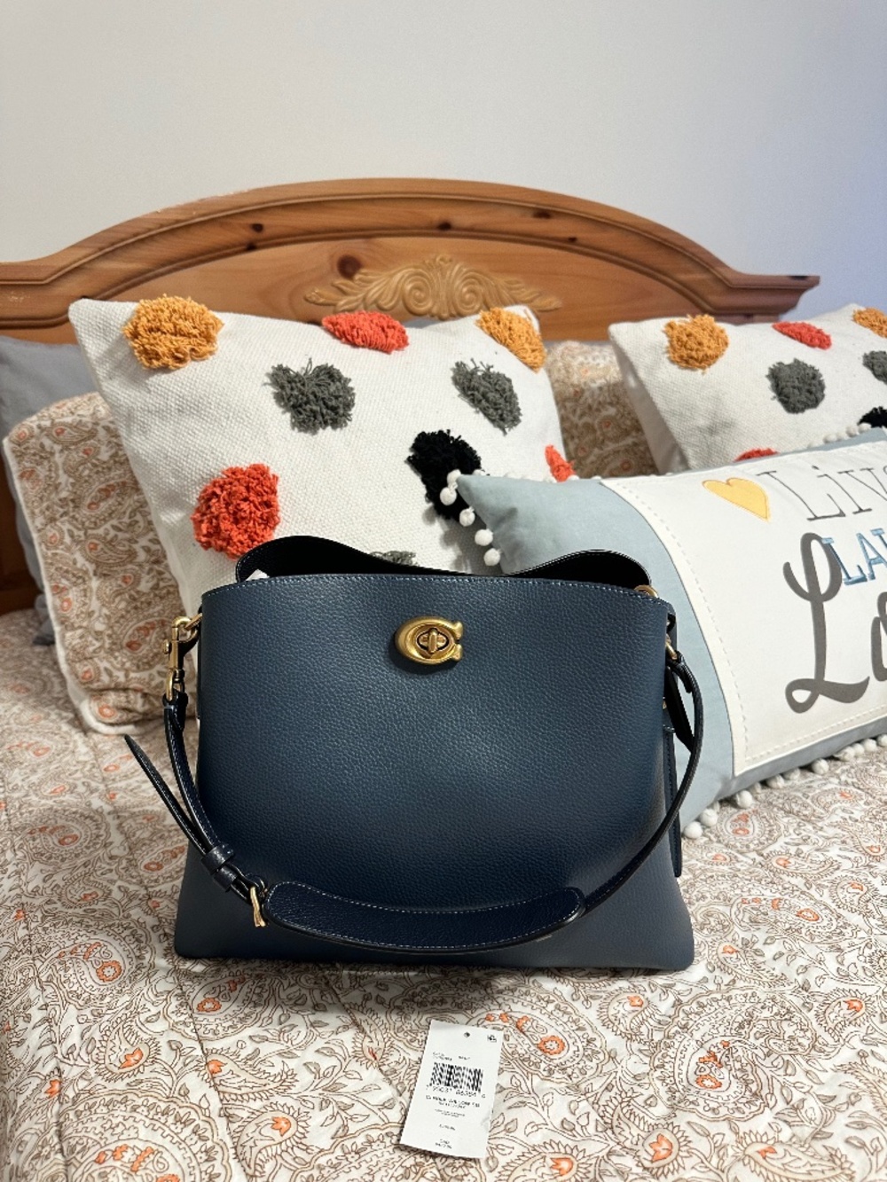 Coach Willow Shoulder Bag - Denim - NWT